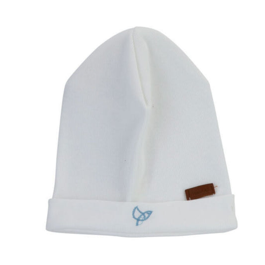Bird Outline Hat-White & Blue