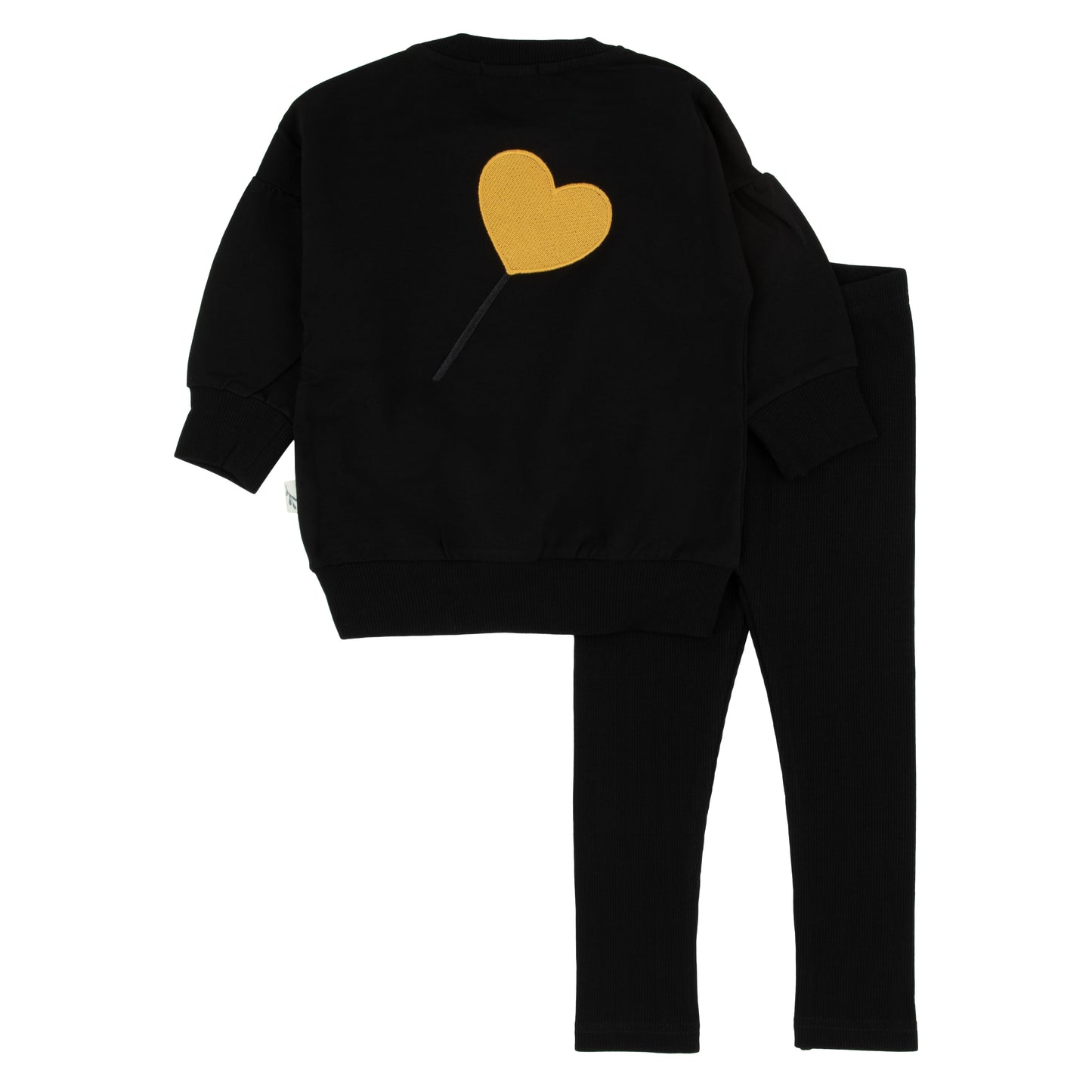 Yellow Black 2 Piece-Girls