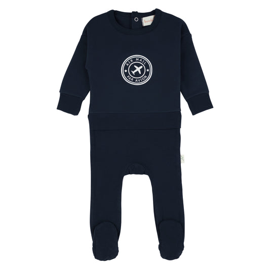 Avion Footie-Navy