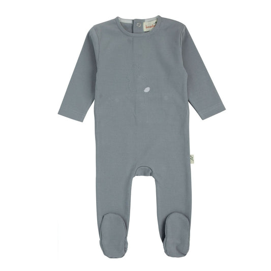 Bunny Footie-Light Blue