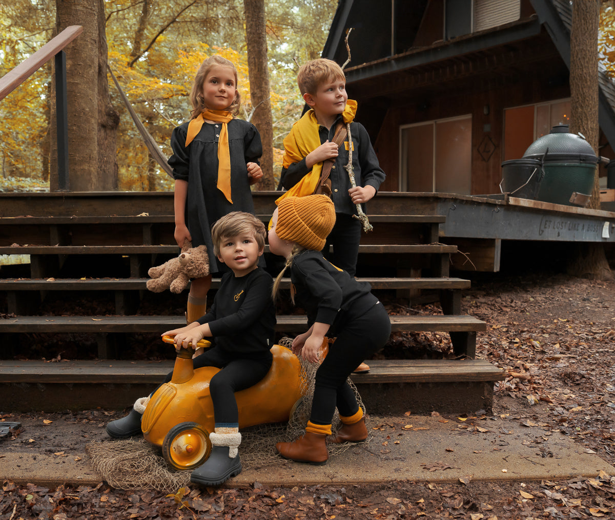 Yellow Black 2 Piece-Boys