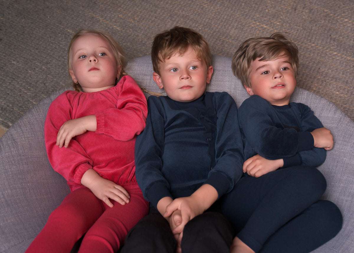 Logo Velour 2 Piece-Fuschia