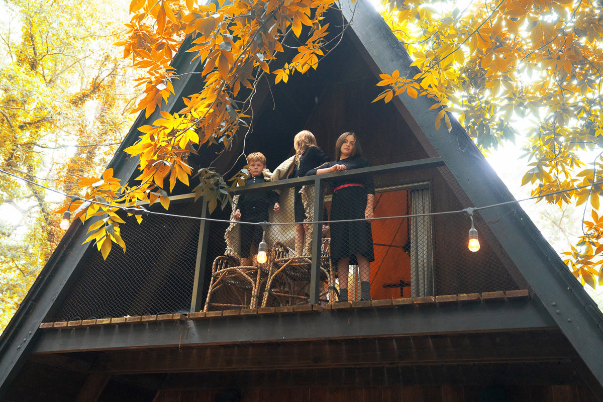 Corduroy Pre Teen Set-Black