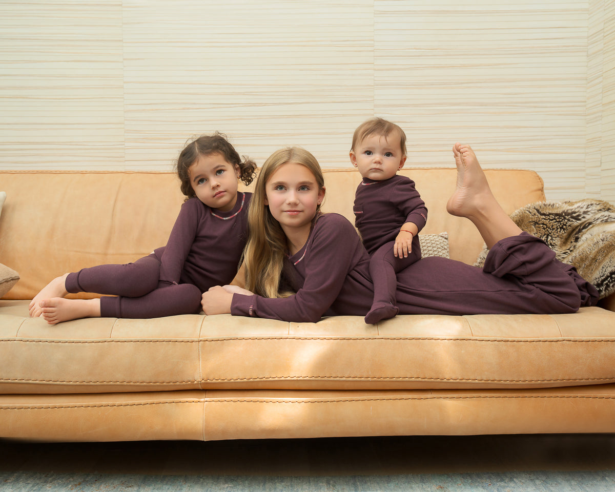 Ombre Stitching 2 Piece-Purple