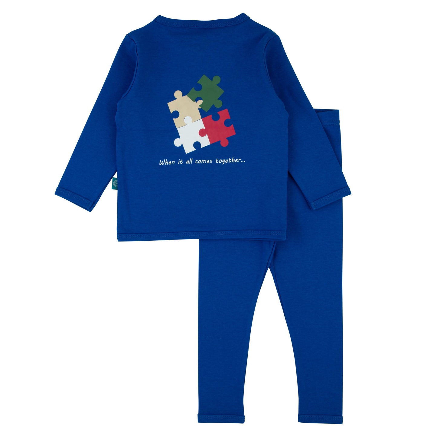 Puzzle Piece Collection 2 Piece-Blue