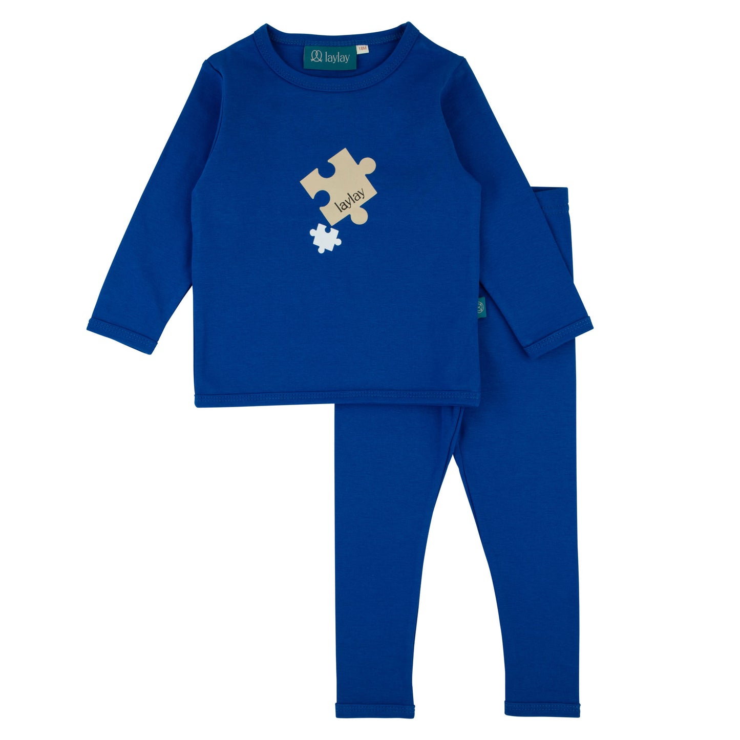 Puzzle Piece Collection 2 Piece-Blue