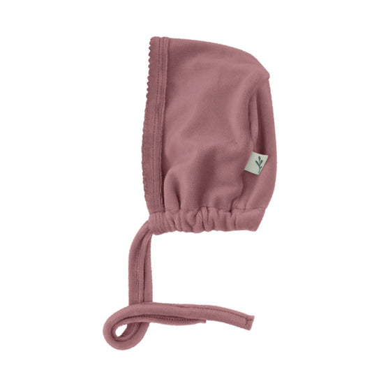Bow Velour Hat-Blush