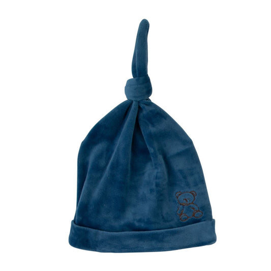 Teddy Velour Hat-Blue