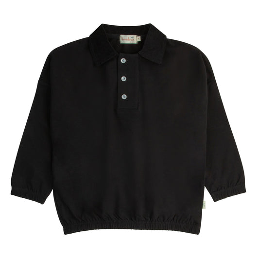 Corduroy Top-Black