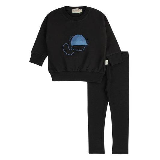 Corduroy  2 Piece-Boys-Black