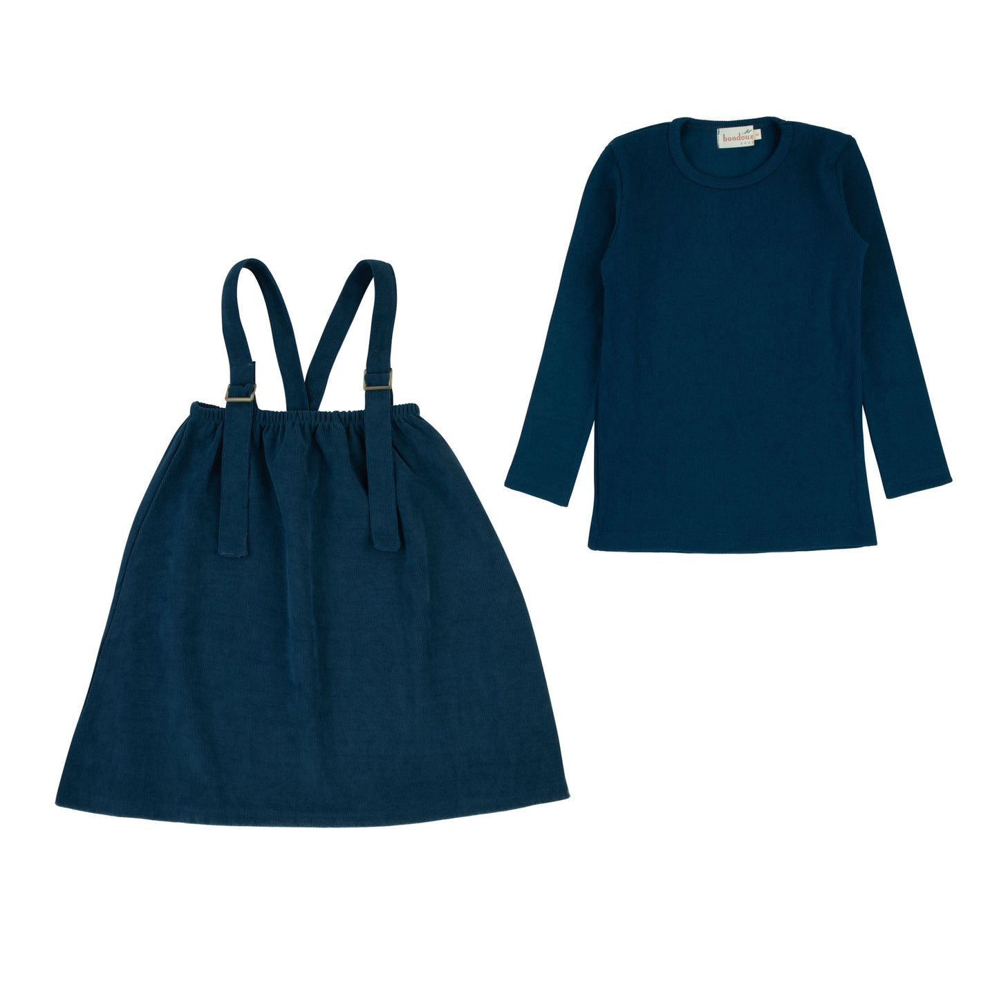 Ribbed Corduroy Jumper-Teal