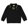 Matcha Detail Polo-Black