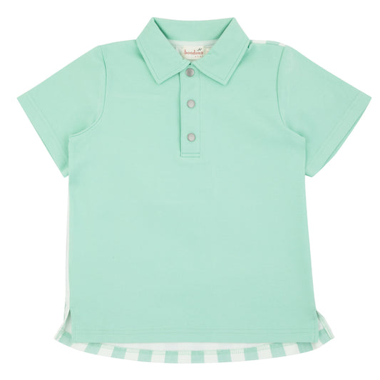 Neon Green Short Sleeve Boys Shirt