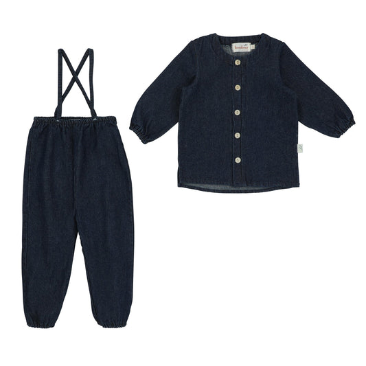 Striped Denim 2 Piece-Boys