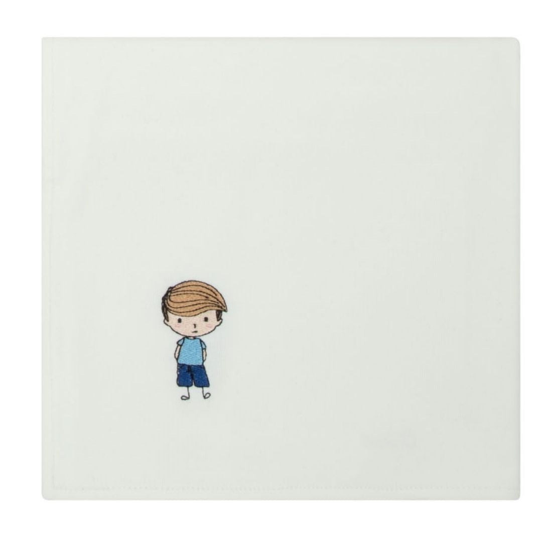 Doll Boys White Blanket