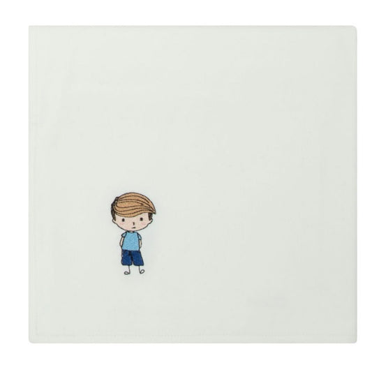 Doll Boys White Blanket
