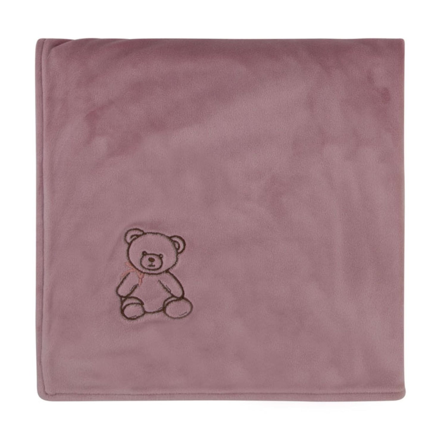 Teddy Velour Blanket-Mauve