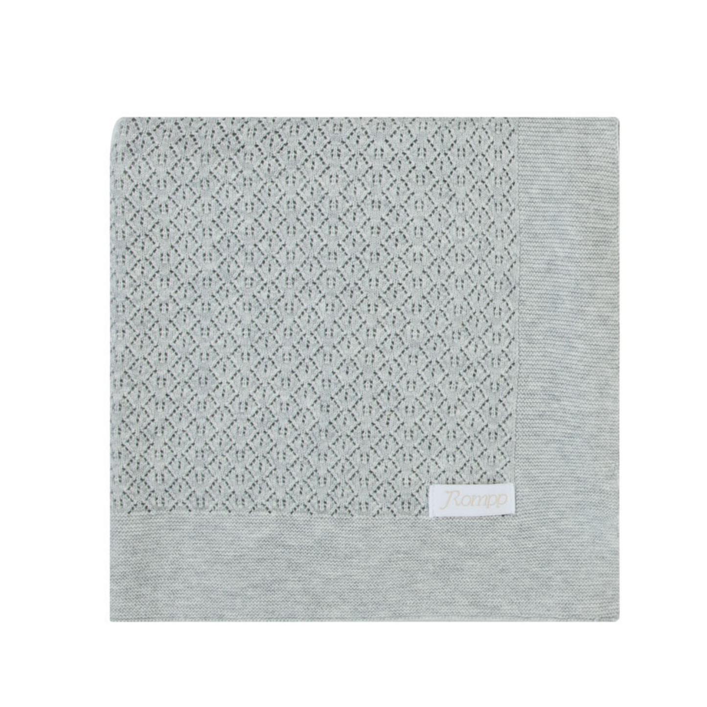 Vest Knit Blanket-Grey