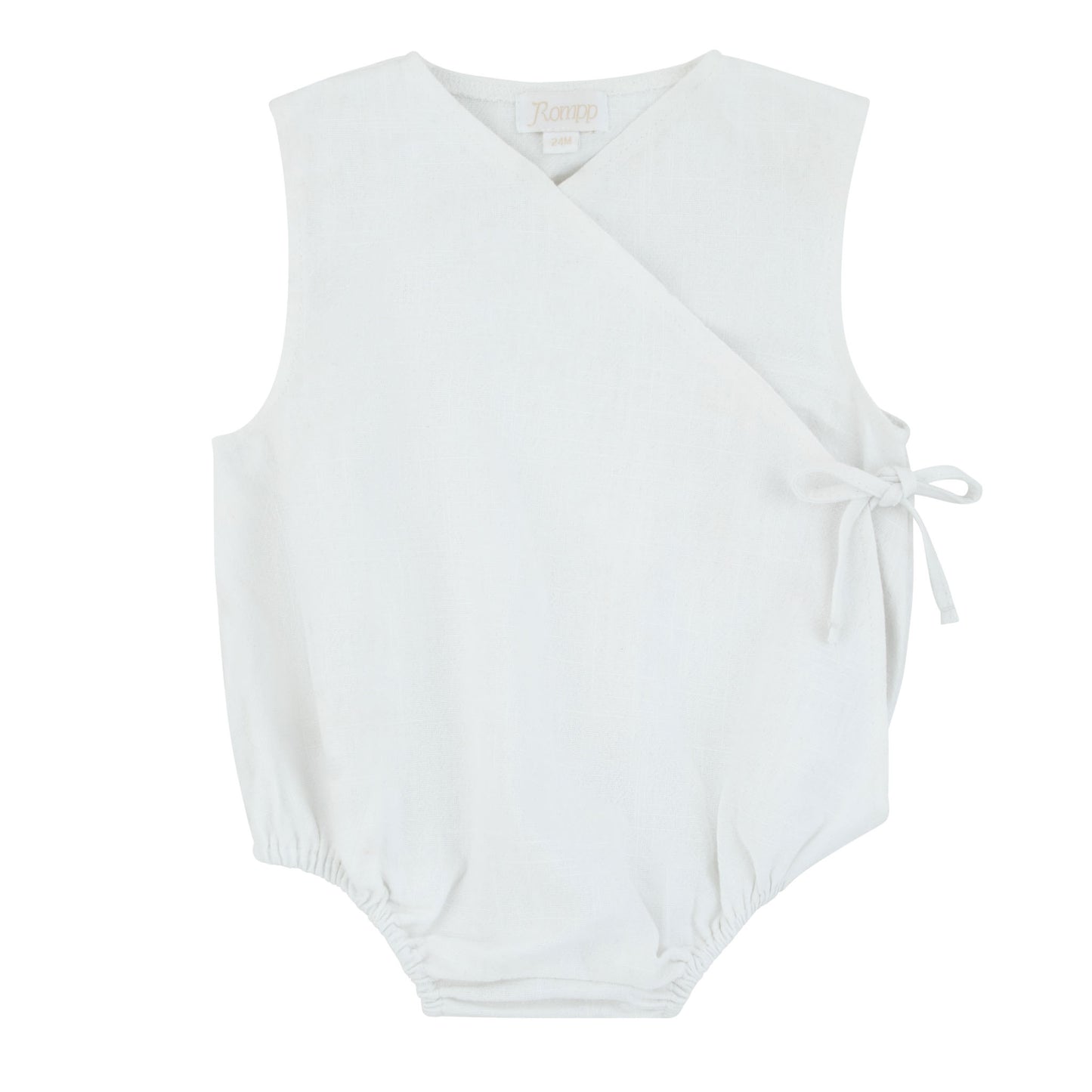 Textured White Romper