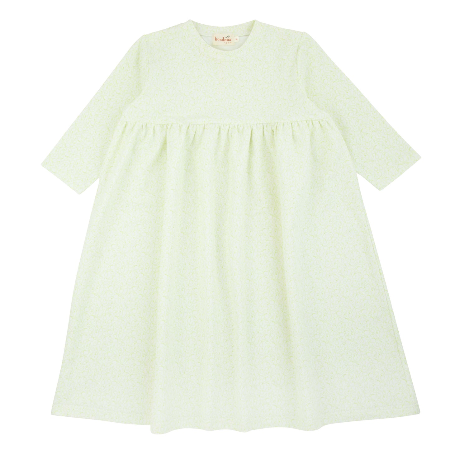 Lime Green Fruit Print Dress