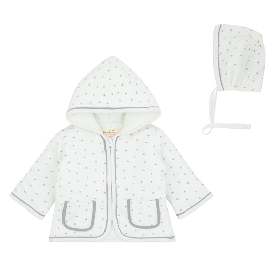 Blue Butterfly Print Boys Sweater