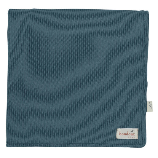 Kimono Knit Blanket-Blue