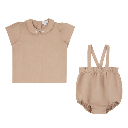 Textured Mauve 2 Pcs Set