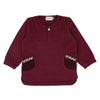 Curduroy Pocket Top-Plum