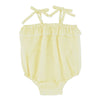 Seersucker Romper-Yellow Girls