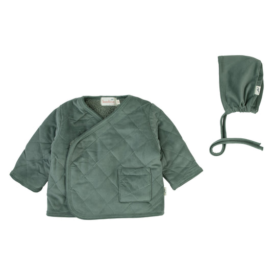 Sheep Velour Sweater-Green