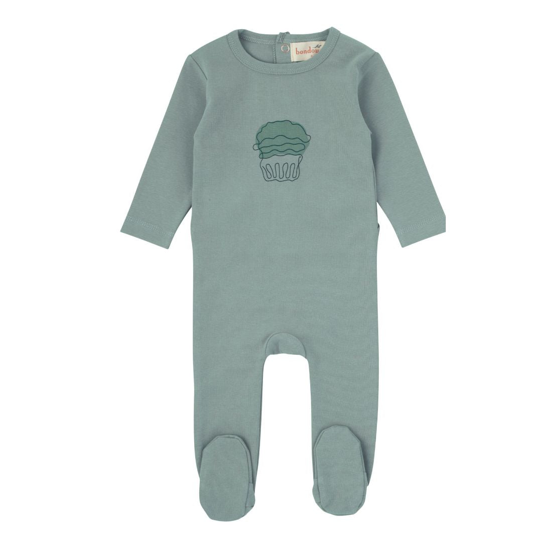 Muffin Boys Green Footie