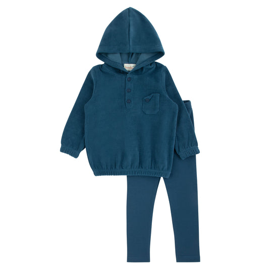 Ribbed Corduroy 2 Piece-Teal