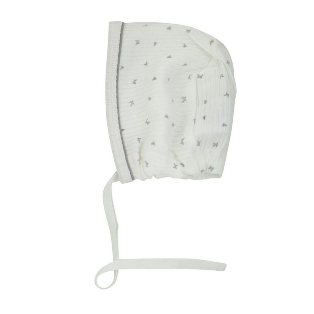 Blue Butterfly Print Boys Bonnet