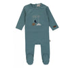 Mobile Applique Footie-Aqua