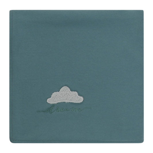 Mobile Applique Blanket-Aqua