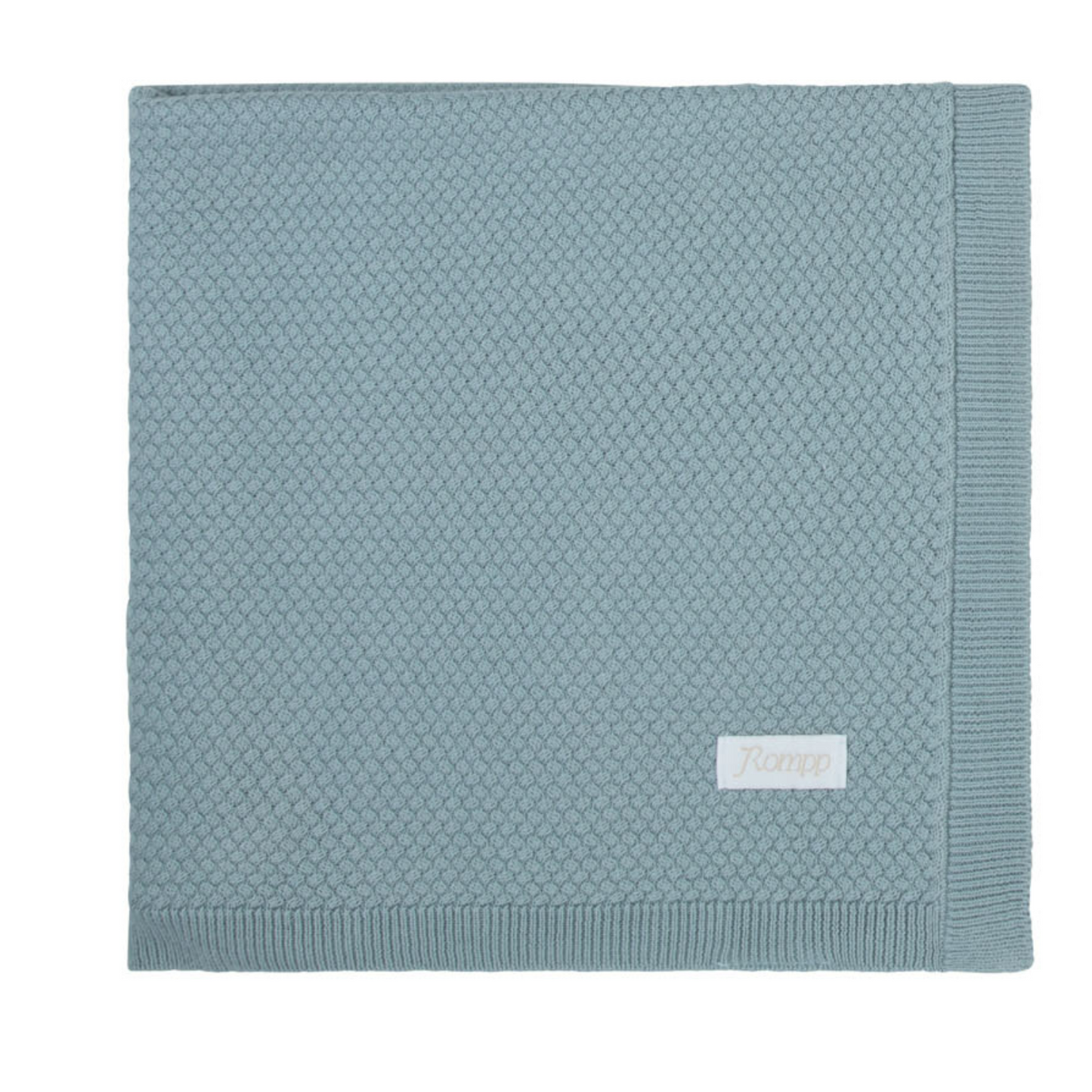 Woven Knit Blanket Blue