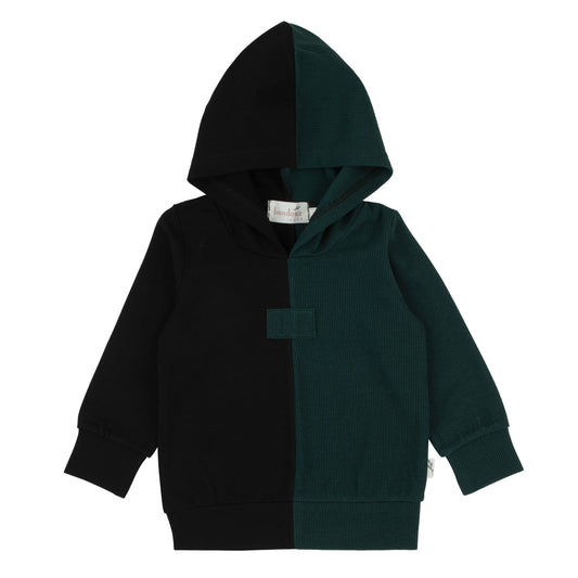 Black-N-Colored Top-Green