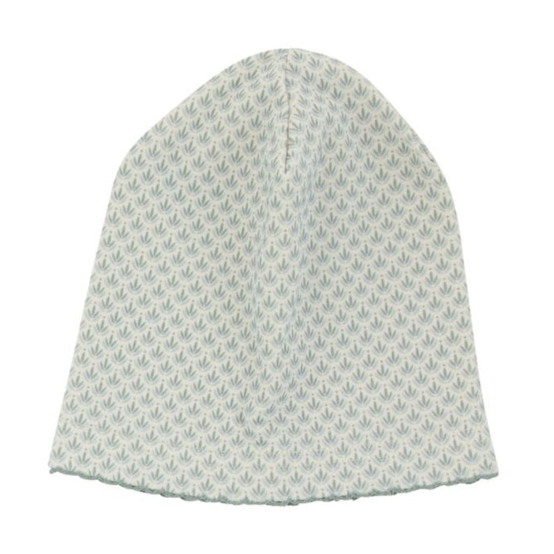 Sky Blue Floral Print Boys Hat