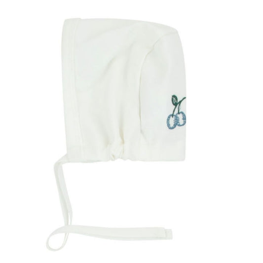 Cherry Boys White Bonnet