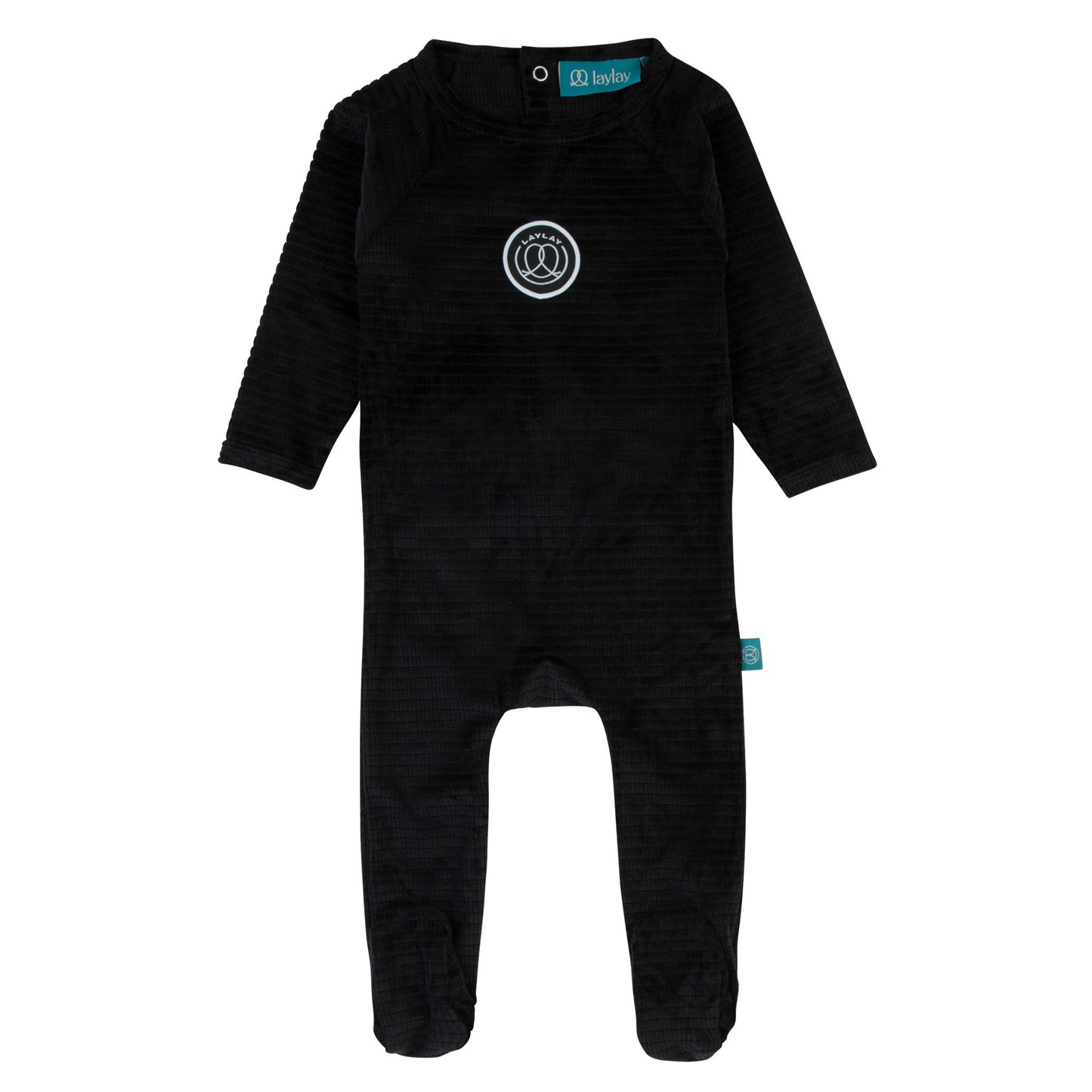 Dressy Logo Footie-Black