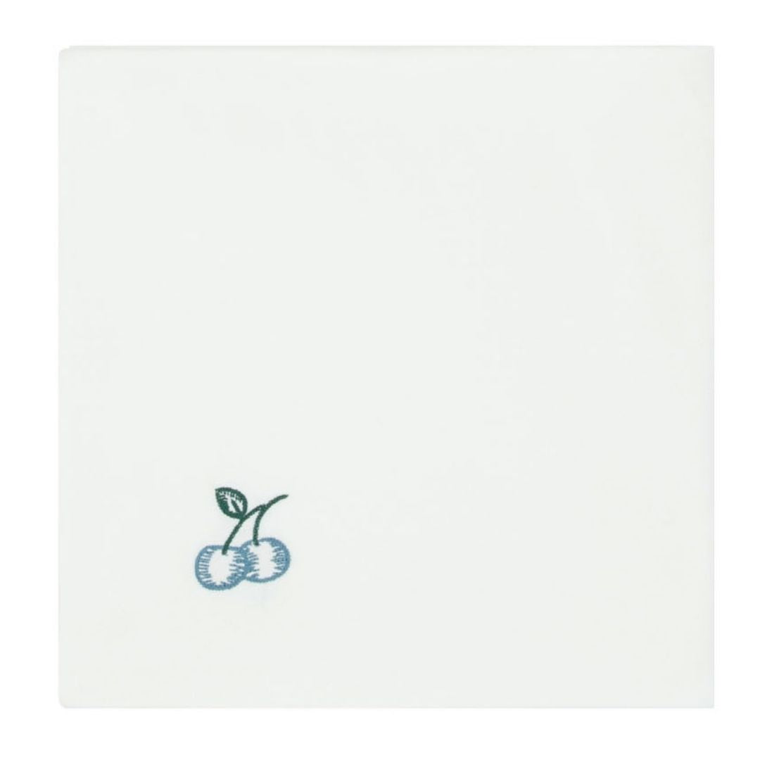 Cherry Boys White Blanket
