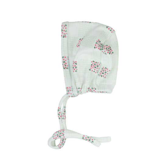 Floral Velour Hat-Pink