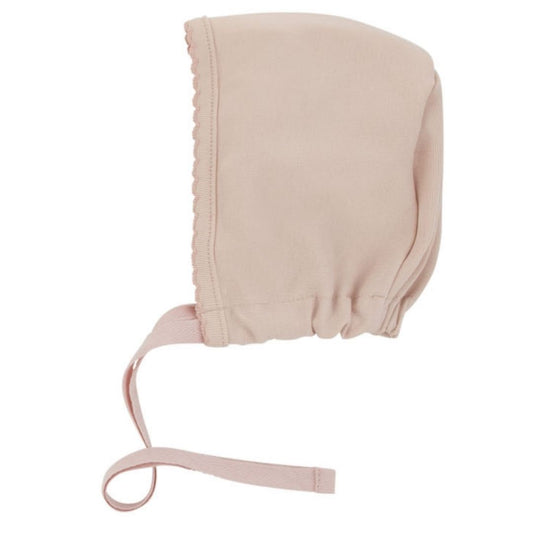 Bunny Embroidery Pale Pink Bonnet