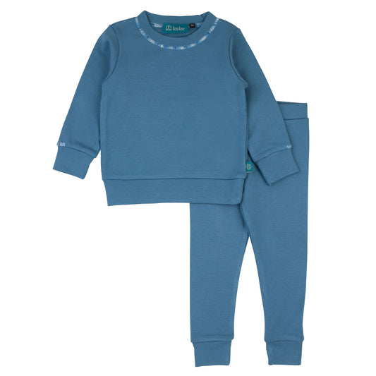 Ombre Stitching 2 Piece-Blue