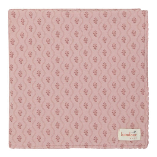 Pink scalloped Print Girls Pink Blanket