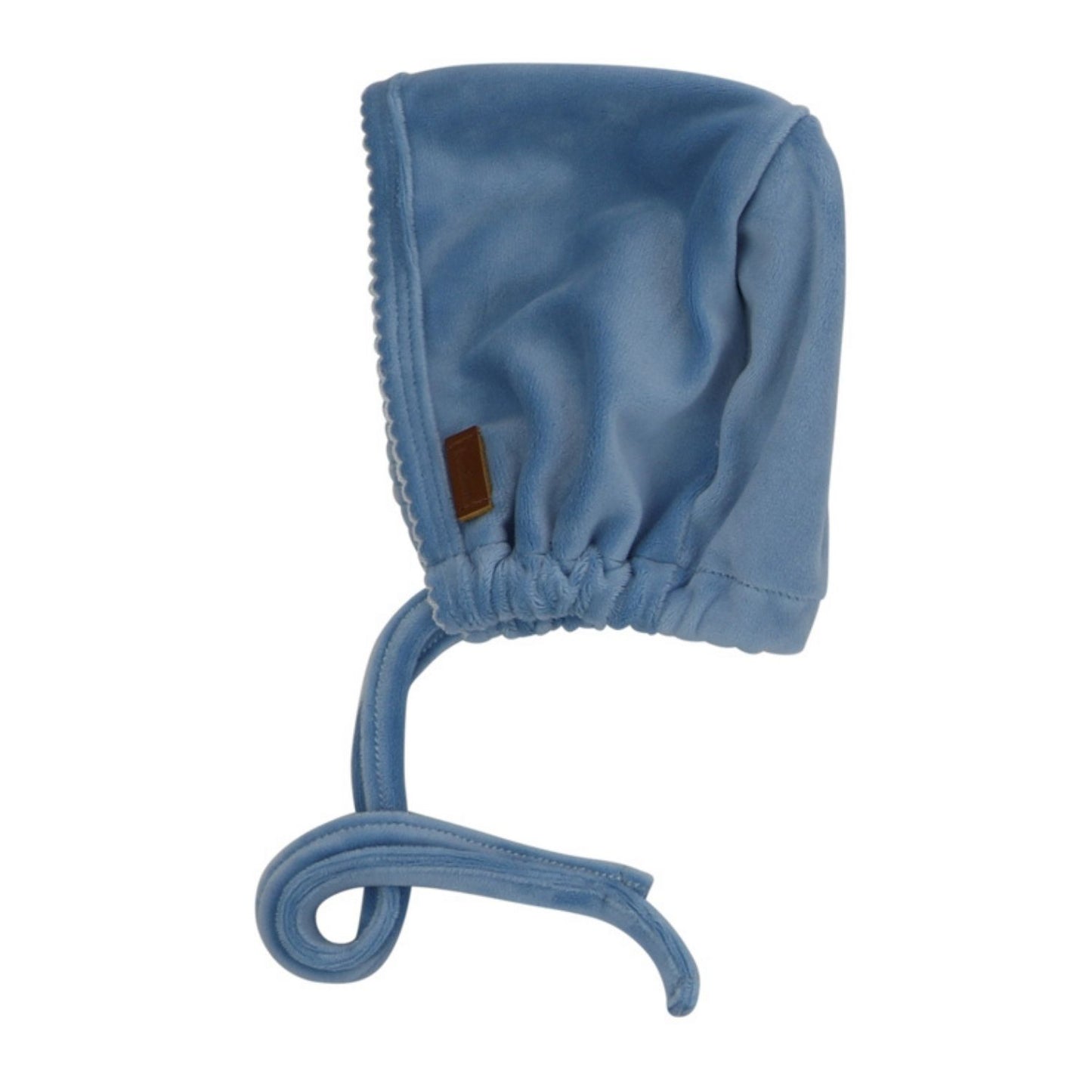 Stitched Velour Hat-Blue