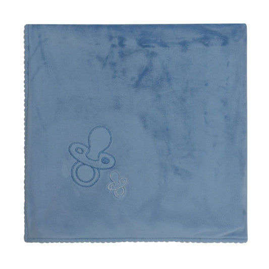 Paci Velour Blanket-Blue