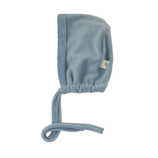 Bow Velour Hat-Blue