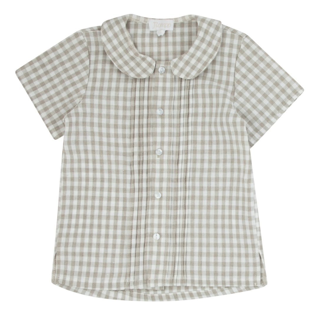 Gingham Beige Shirt