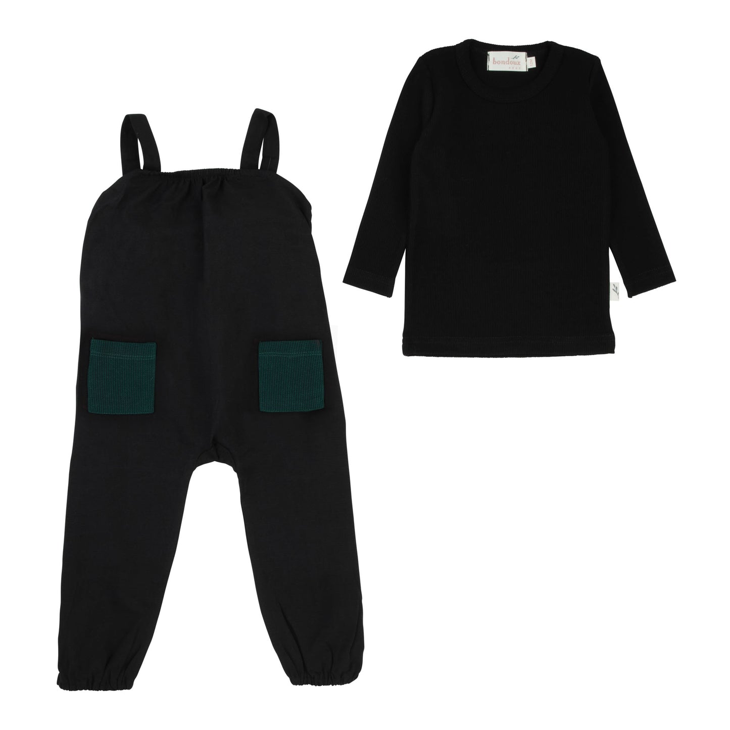 Black-N-Colored Romper-Green